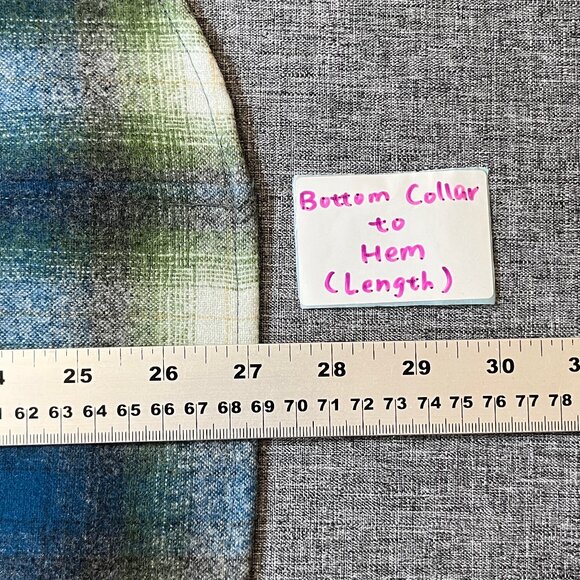 Pendleton Canyon 100% Virgin Wool Snap Button Western Shirt - Women's Size XS - Picture 9 of 10